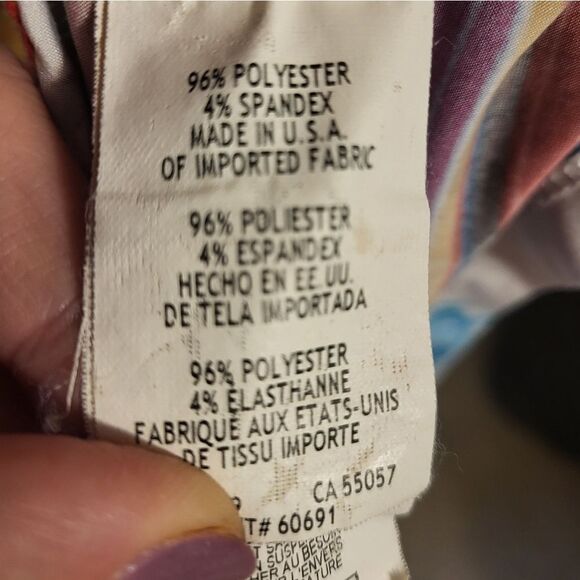 Tianna B. Stripes & Floral Tank Top Maxi Dress, Size M - Picture 10 of 10